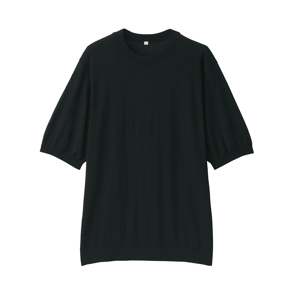 Labo Men's Cotton High Gauge Knit Short Sleeve Pullover