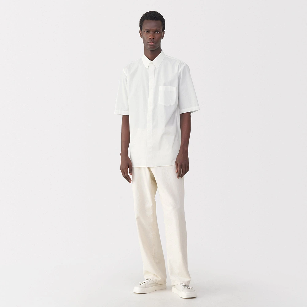Labo Men's Poplin Layered Short Sleeve Shirt