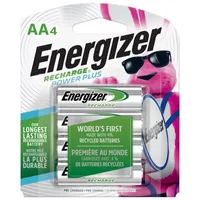 Energizer NH15BP4 4-Pack "AA" NiMH Rechargeable Batteries