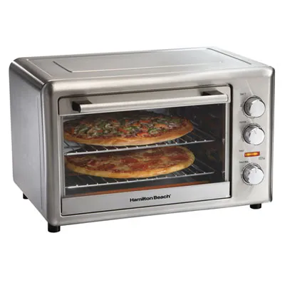 Hamilton Beach Counter Top Oven with Convection & Rotisserie - Silver