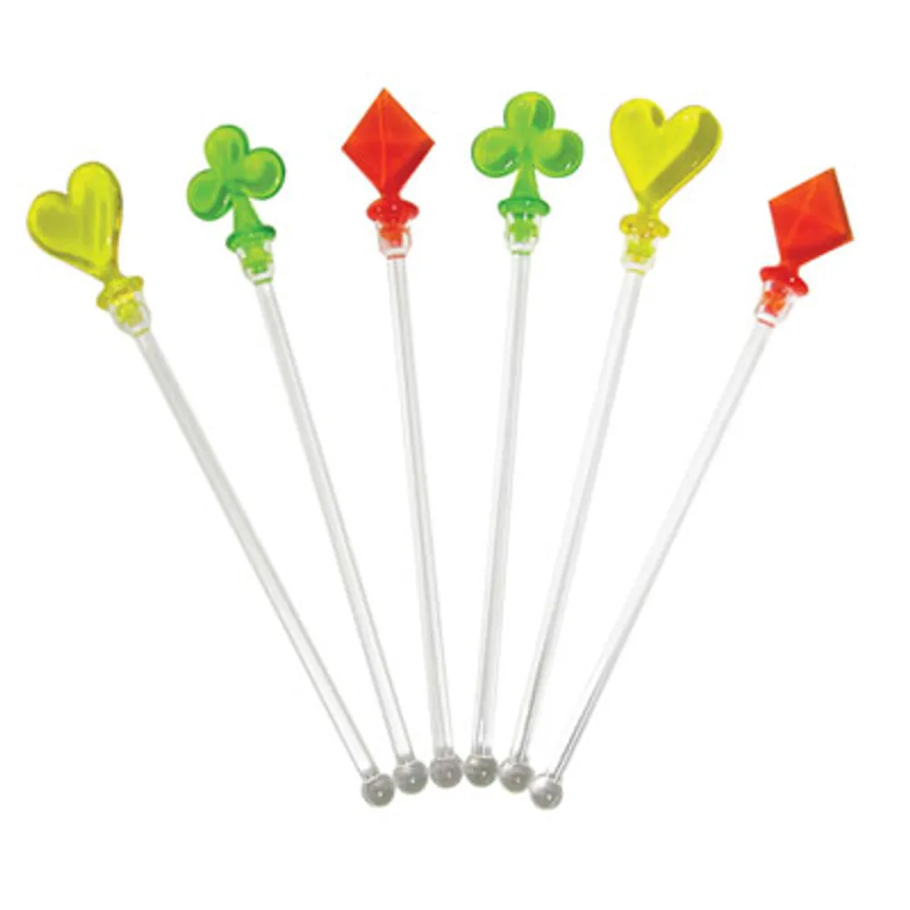 Brilliant Cocktail Stirrer - Poker (1601.079.01) - 6 Pack
