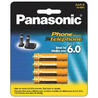 Panasonic DECT 6.0 Phone Replacement Battery (HHR4DPA4B)