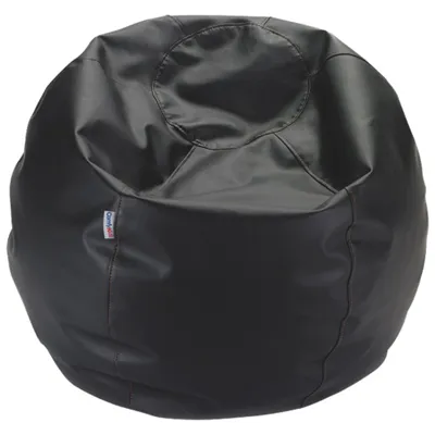 Comfy Kids - Vinyl Teen Bean Bag - Black
