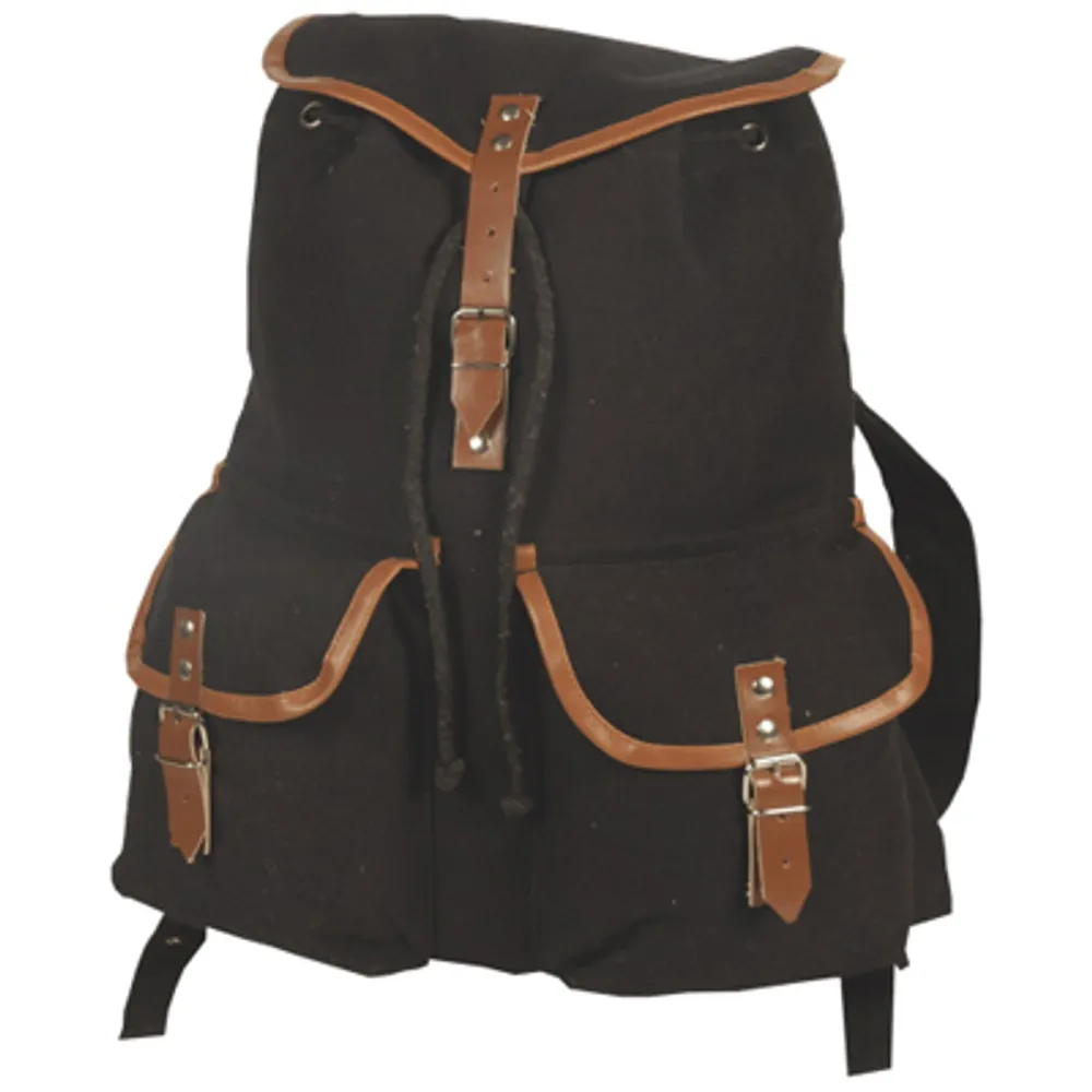 World Famous 19" Vintage Rucksack - Black