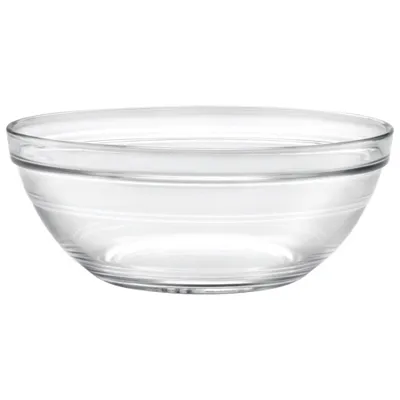 Duralex Lys 8.1" Stackable Glass Bowl - Set of 6 - Clear