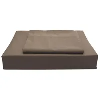 Maholi Solid Collection 250 Thread Count Egyptian Cotton Duvet Cover Set - Single/Twin