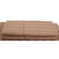 Maholi Damask Stripe Collection 310 Thread Count Rayon Pillow Case - 2 Pack - Queen