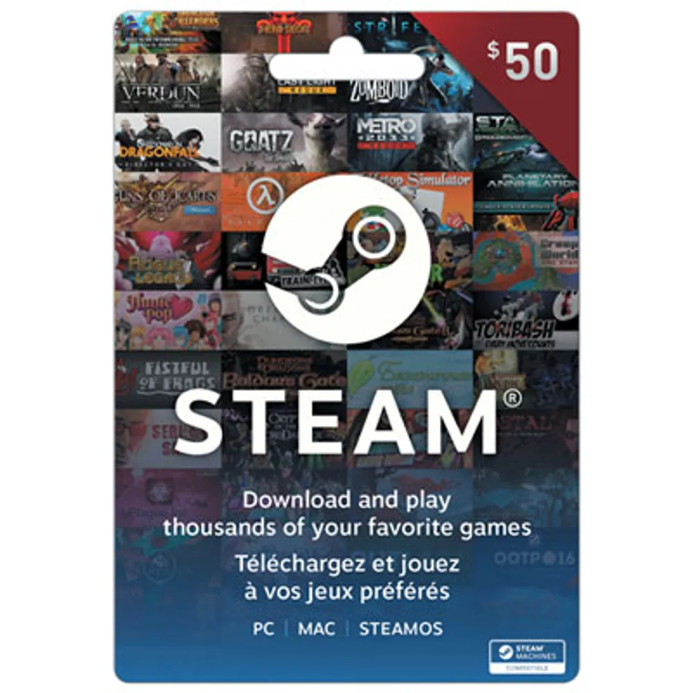 Steam $50 Card - In-Store Only
