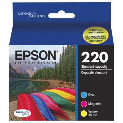 Epson DURABrite Ultra T220 Colour Ink (T220520-S) - 3 Pack