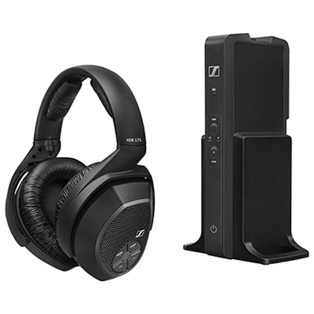 Sennheiser RS 175 Over-Ear Sound Isolating Wireless Headphones - Black