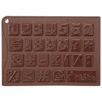 Pavoni Numbers Silicone Chocolate Mould