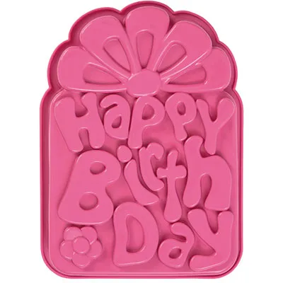 Pavoni Happy Birthday Silicone Mould