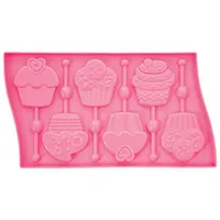 Pavoni Cupcakes Silicone Lolllipop Mould
