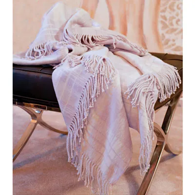 Luxeport Collection Silk Fleece Throw - Violet