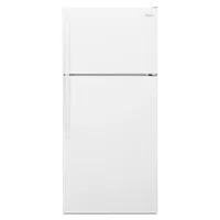 Whirlpool 28" 14.3 Cu. Ft. Top Freezer Refrigerator (WRT134TFDW) - White