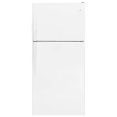 Whirlpool 30" 18.2 Cu. Ft. Top Freezer Refrigerator (WRT318FZDW) - White
