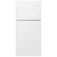 Whirlpool 30" 19.2 Cu. Ft. Top Freezer Refrigerator with LED Lighting - White