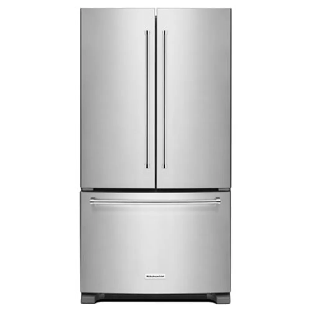 KitchenAid 36" 25.2 Cu. Ft. French Door Refrigerator (KRFF305ESS) - Stainless Steel