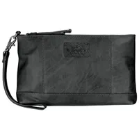 Mancini Casablanca Leather Wristlet - Black (8700206-bk)