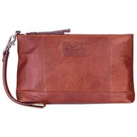 Mancini Casablanca Leather Wristlet