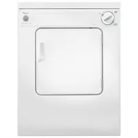 Whirlpool 3.4 Cu. Ft. Electric Dryer (LDR3822PQ) - White
