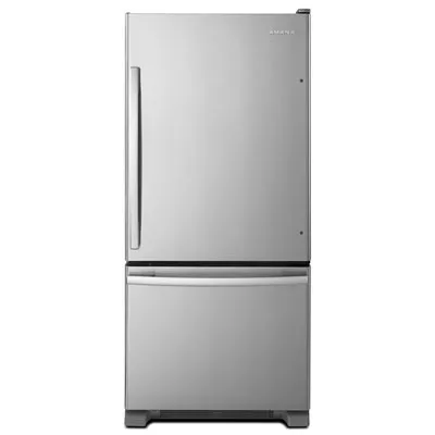 Amana 30" 18.7 Cu. Ft. Bottom Freezer Refrigerator - Stainless Steel