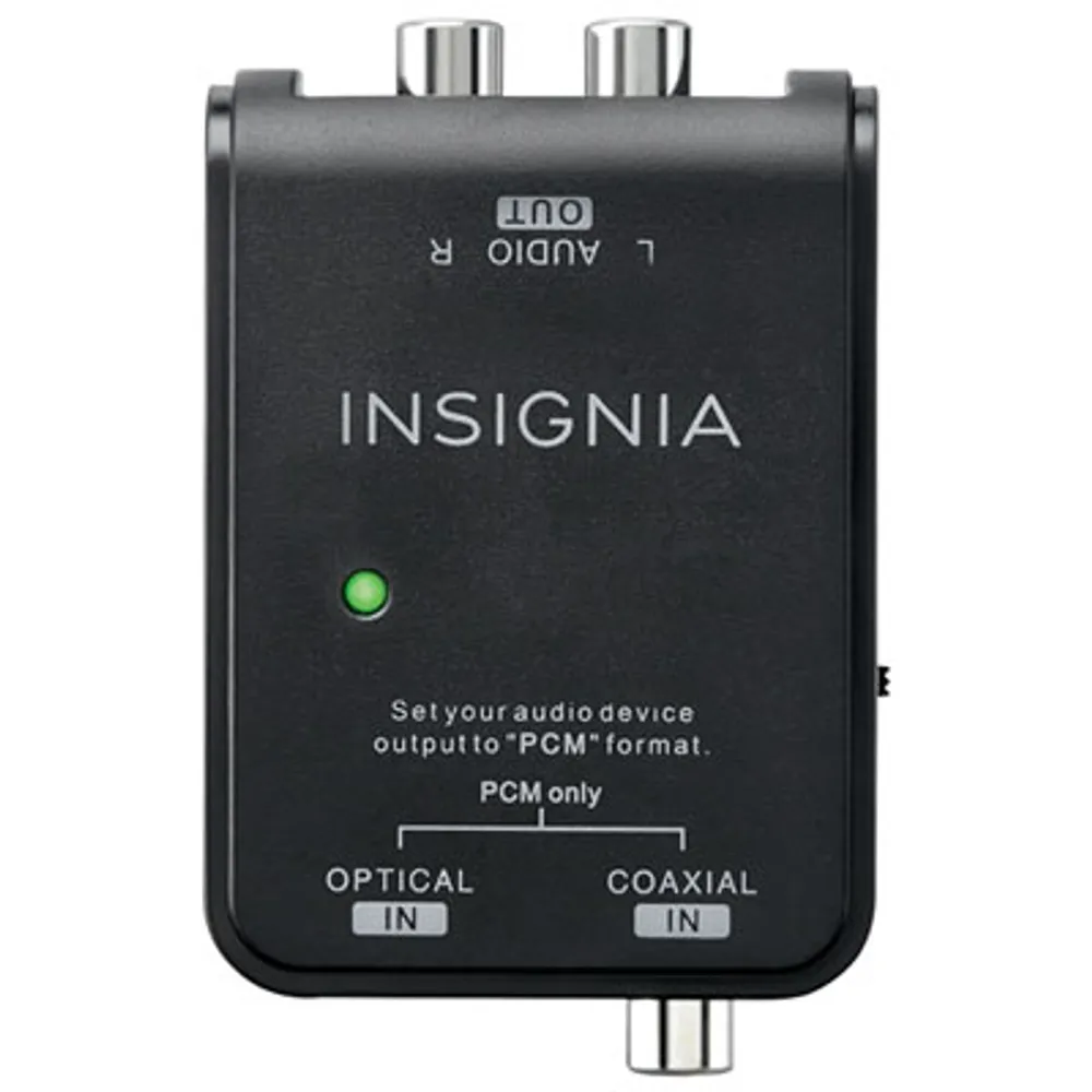 Insignia Digital to Analog Audio Converter - Black - Only at Best Buy