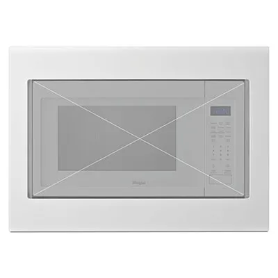 Whirlpool 27" Countertop Microwave Trim Kit - White