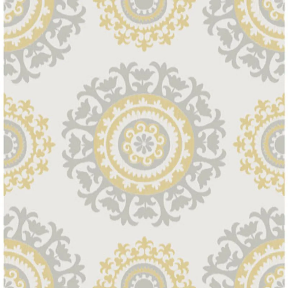 NuWallpaper Suzani Peel and Stick Wallpapear - Multi-colour