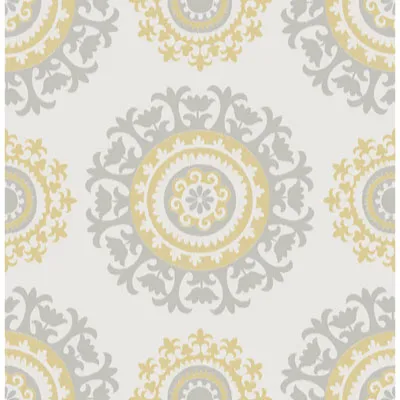 NuWallpaper Suzani Peel and Stick Wallpapear - Multi-colour