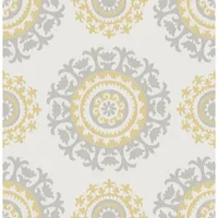 NuWallpaper Suzani Peel and Stick Wallpapear - Multi-colour