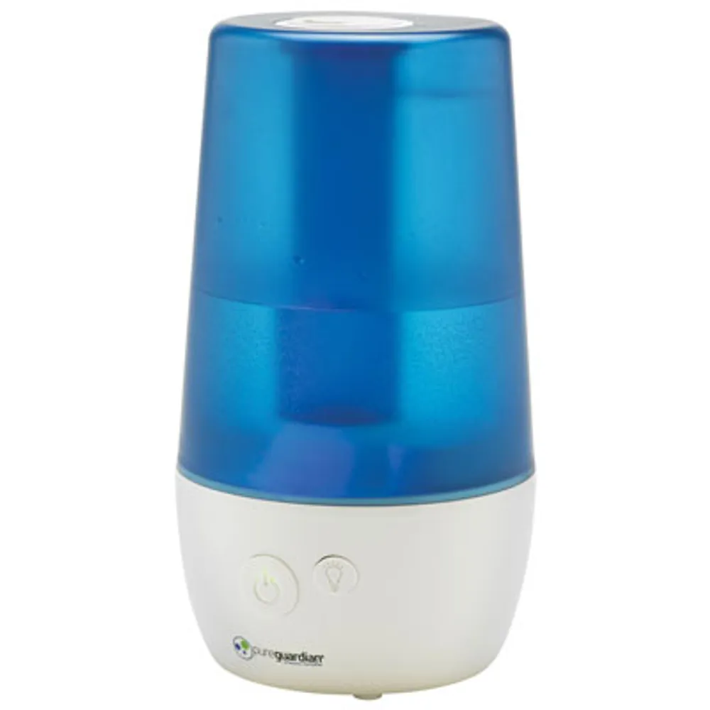 PureGuardian H965AR 70-Hr Ultrasonic Humidifier with Aromatherapy Tray - Blue