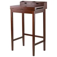 Brighton Transitional Standing Desk - Antique Walnut