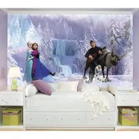 RoomMates Disney Frozen XL Wallpaper Mural - White/Blue