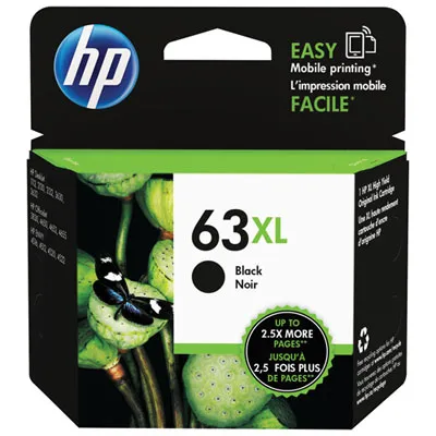 HP 63XL Black Ink