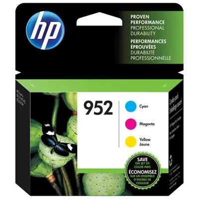 HP 952 CMY Ink 3 Pack (N9K27AN#140)