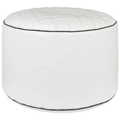 Contemporary Dotcom Modo Tap Bean Bag Chair - White