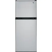 GE 24" 11.6 Cu. Ft. Top Freezer Refrigerator with LED Lighting (GPE12FSKSB) - Stainless Steel