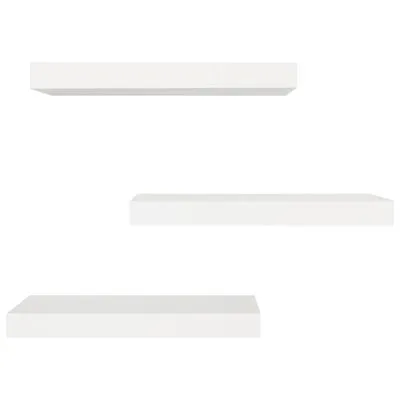 Maine 16" 3-Piece Wall Shelf - White