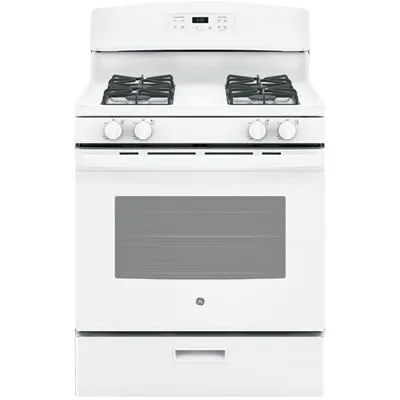 GE 30" 5.0 Cu. Ft. Freestanding Gas Range (JCGBS60DEKWW) - White