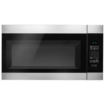 Amana Over-the-Range Microwave - 1.6 Cu. Ft. - Black-on-Stainless