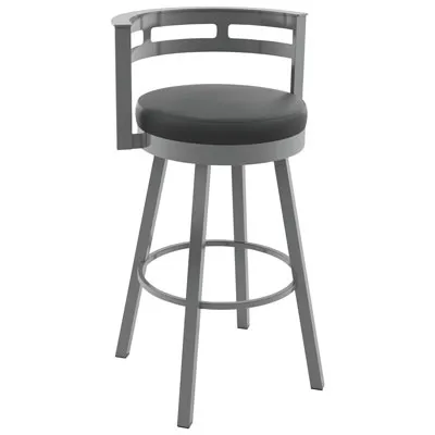 Render Modern Bar Height Barstool - Magnetite/Ink