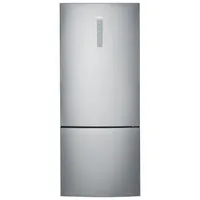 Haier 28" 15 Cu. Ft. Bottom Freezer Refrigerator (HRB15N3BGS) - Stainless Steel