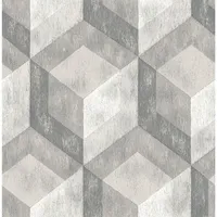 A-Street Prints Reclaimed Ash Rustic Wood Tile Wallpaper - Blue