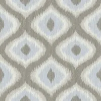 A-Street Prints Geometrie Abra Ogee Wallpaper - Grey