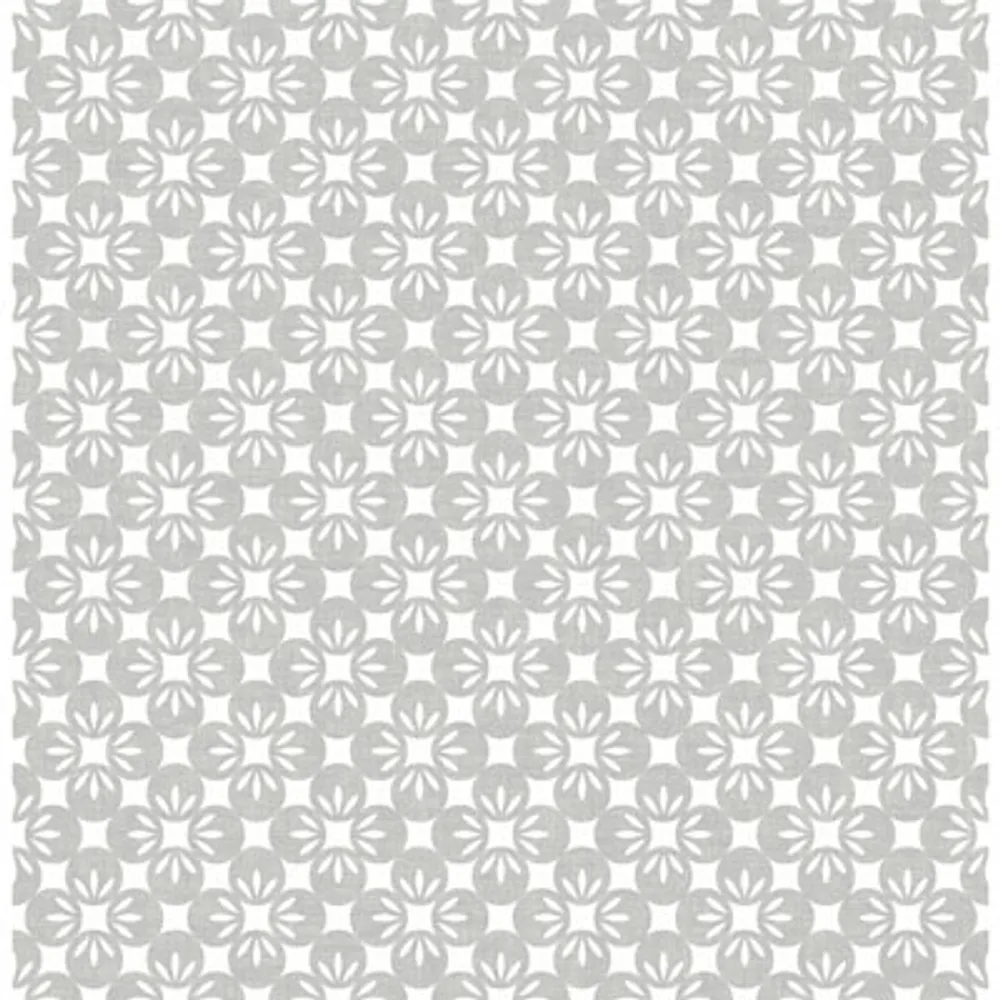 A-Street Prints Eclipse Orbit Floral Wallpaper - Dove