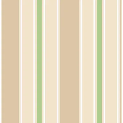 Brewster You Are My Sunshine Stripe Wallpaper - Light Green