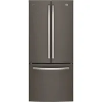GE Profile 30" 20.8 Cu. Ft. French Door Refrigerator with Water Dispenser (PNE21NMLKES) - Slate