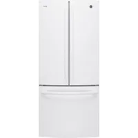 GE Profile 30" 20.8 Cu. Ft. French Door Refrigerator with Water Dispenser (PNE21NGLKWW) - White
