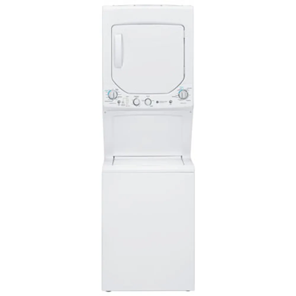 GE 2.6 Cu. Ft. Electric Washer & Dryer Laundry Centre (GUD24ESMMWW) - White